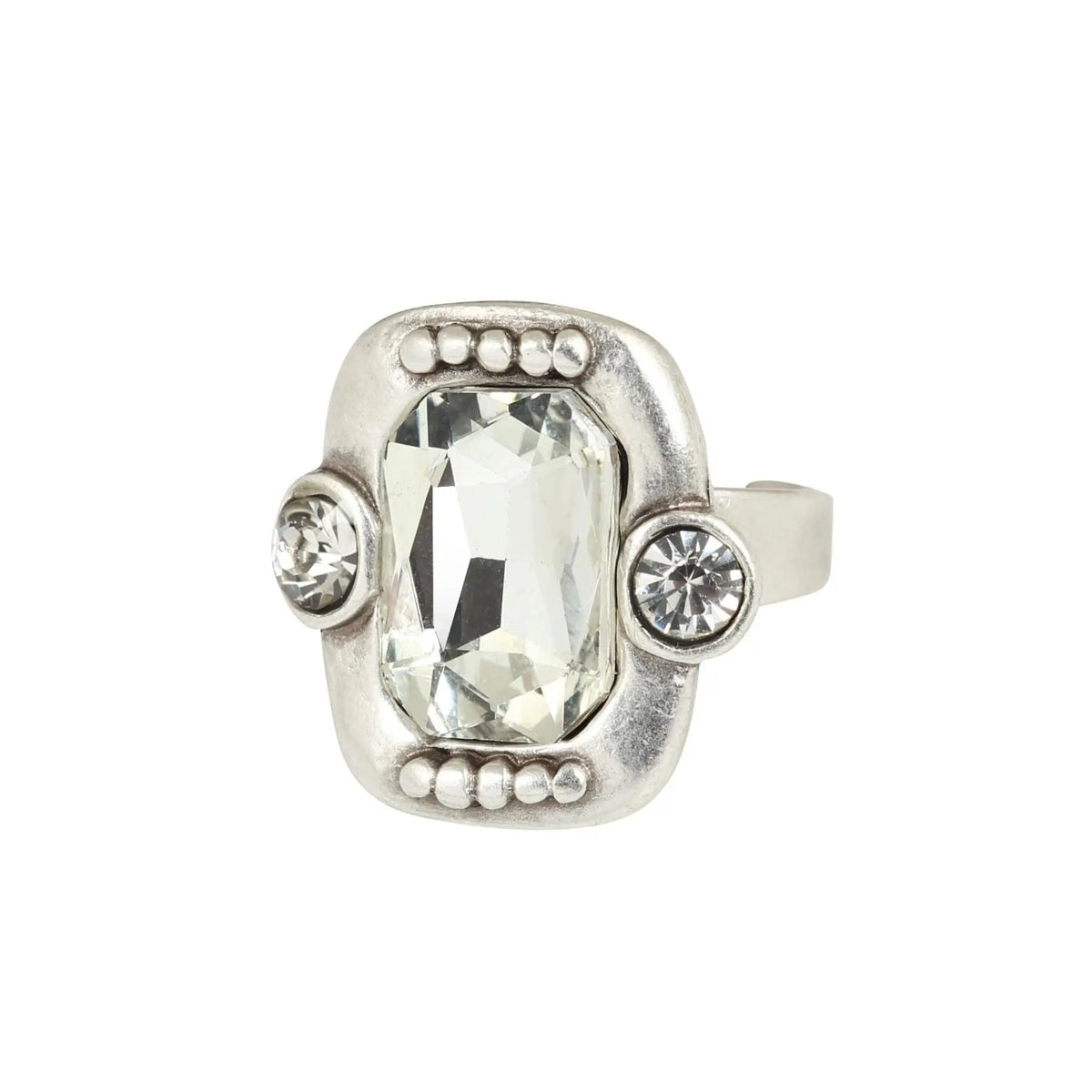 Luza Nuka Antik Crystal Yüzük