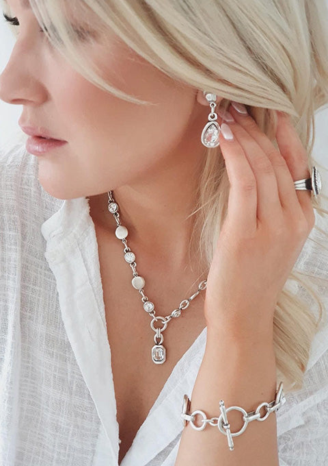 Antik Crystal set 3 yüzüklü