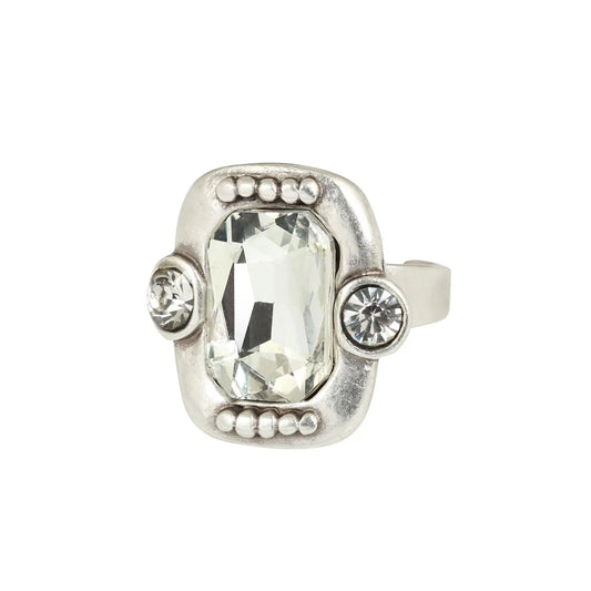 Luza Nuka Antik Crystal Yüzük