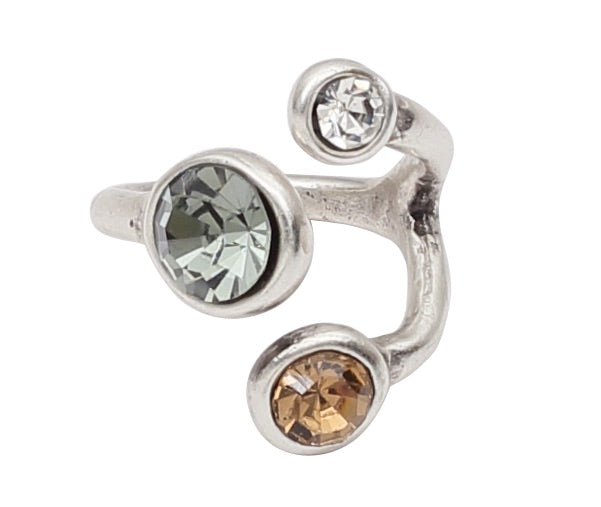 Clover Antik Crystal Yüzük