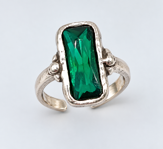 Mint Antik Crystal Yüzük